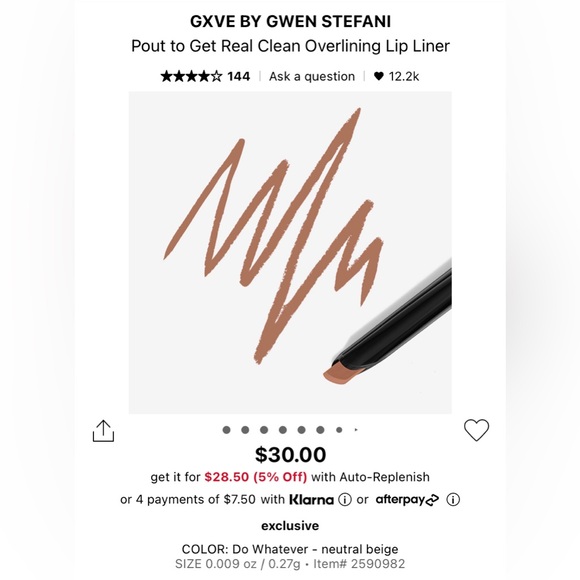 GXVE by gwen stefani pout to get real lip liner - Picture 2 of 4